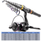 AeroCast Carbon Fiber Telescopic Fishing Rod And Reel Combo 1