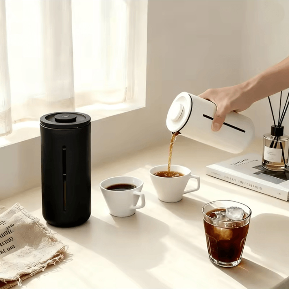 TimeBrew Premium French Press Coffee Maker 450ml 1