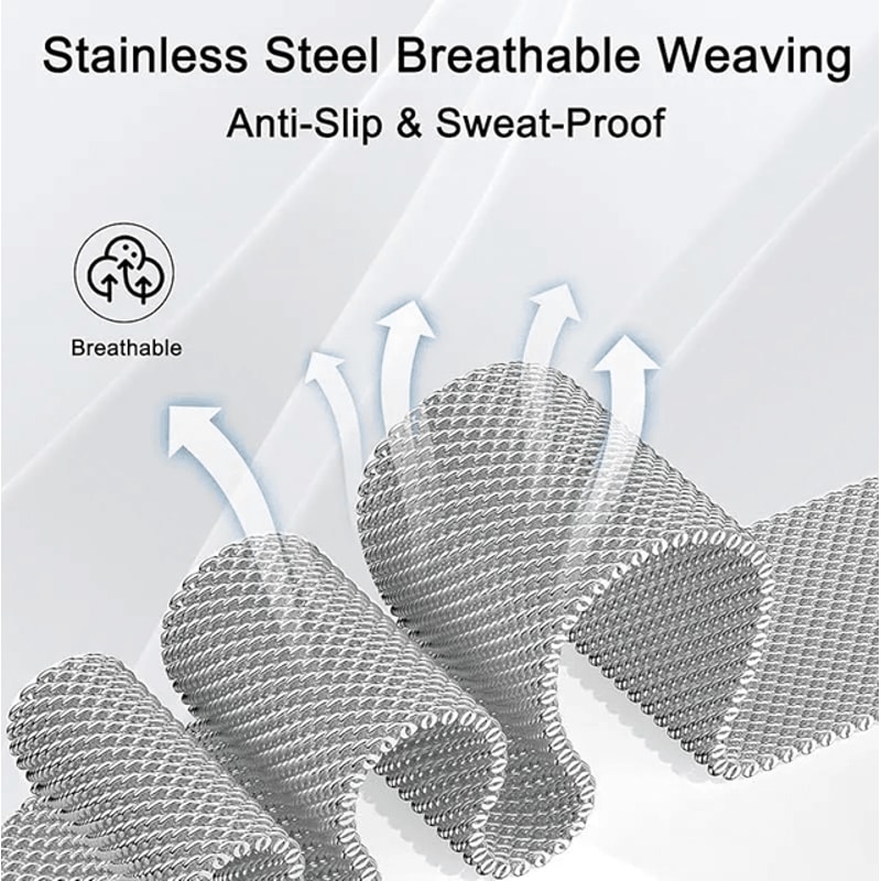 Premium Milanese Mesh Strap For Apple Watch Stainless Steel Band 3