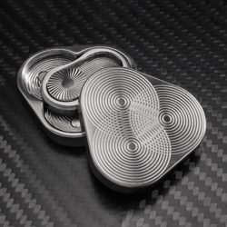 magnetic metal fidget slider – premium edc stress relief tool