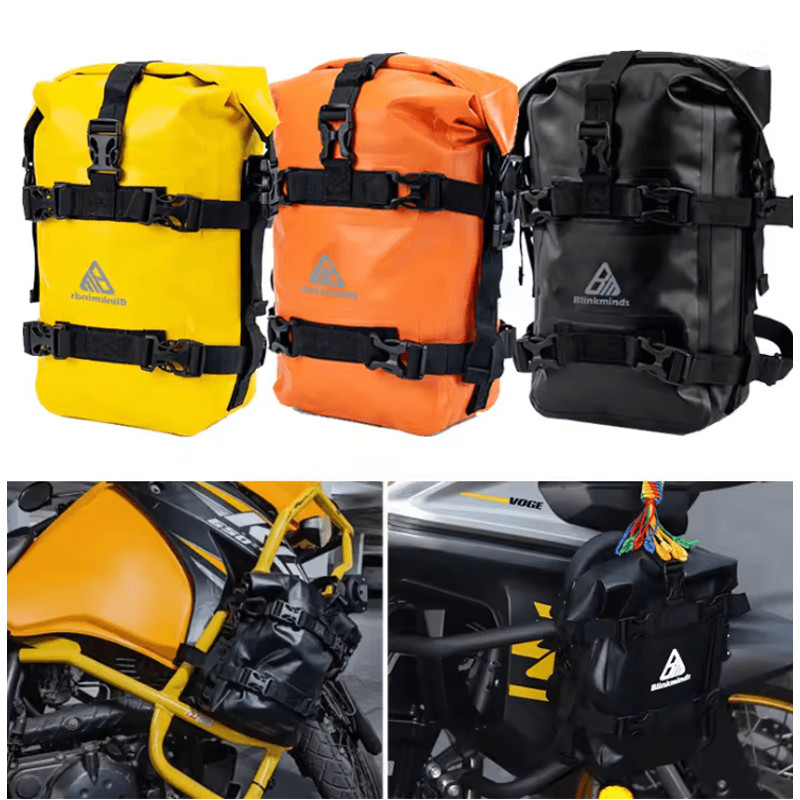 Waterproof Crash Bar Tool Bag For Adventure Motorcycles 0