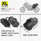 Waterproof Large Capacity Motorcycle Pannier Bag Set 18L28L48L Universal Fit 5
