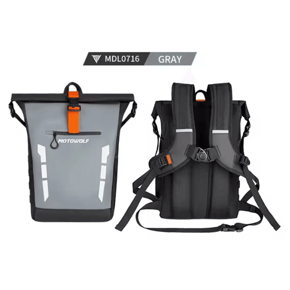 Motowolf Waterproof Motorcycle Backpack 20L Large Capacity Riding Bag 2