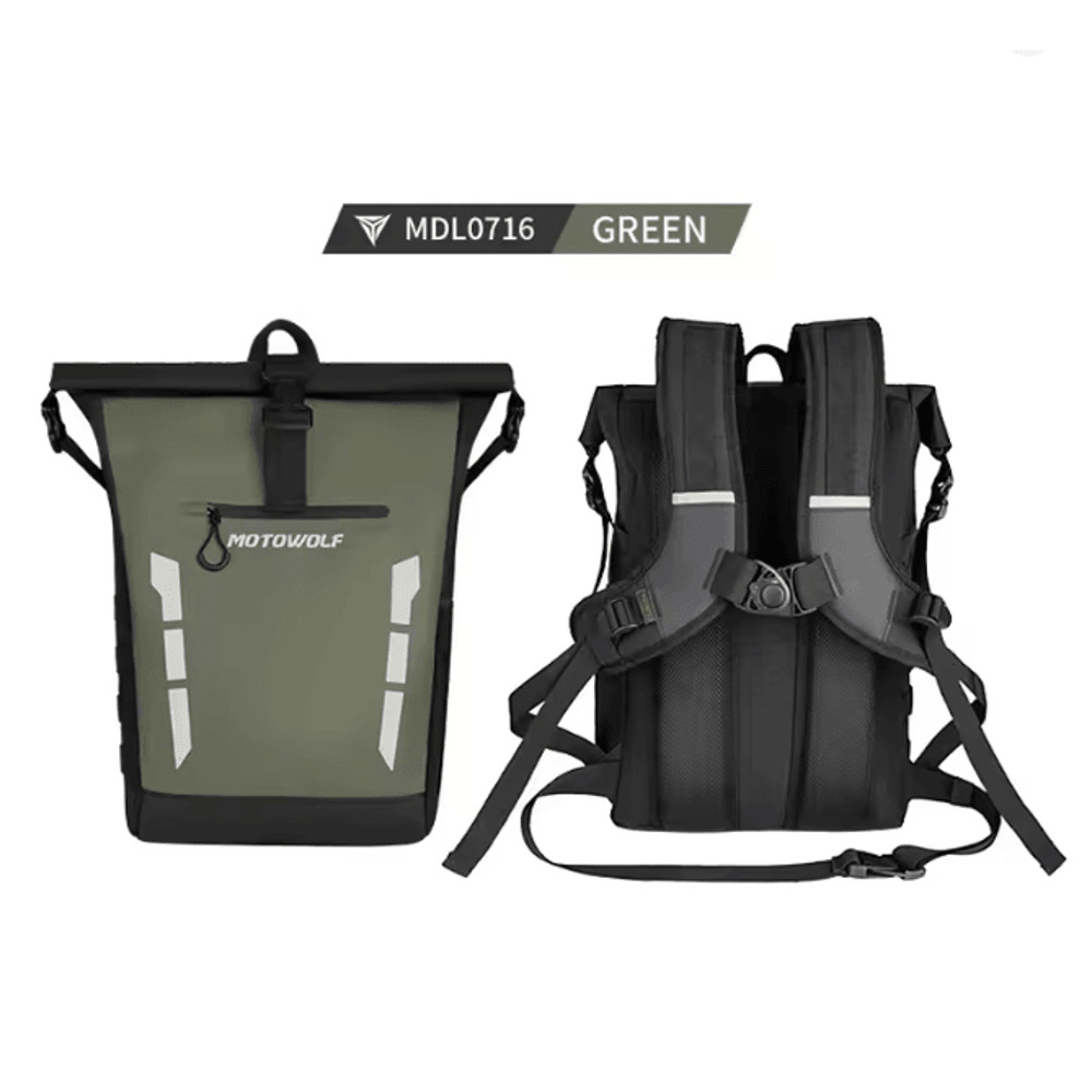 Motowolf Waterproof Motorcycle Backpack 20L Large Capacity Riding Bag 3