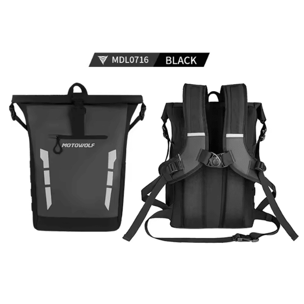 Motowolf Waterproof Motorcycle Backpack 20L Large Capacity Riding Bag 4