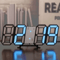 GlowTime 3D LED Digital Wall Clock With Adjustable Brightness And Night Mode 7
