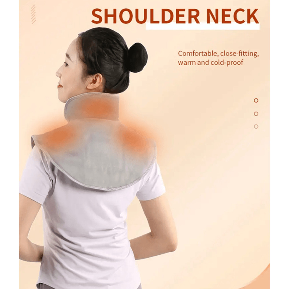 ThermaFlex Heated Neck And Shoulder Wrap With Vibration And Thermal Compression 3