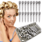 SalonPro Metal Hair Root Lifting Clips Set 0