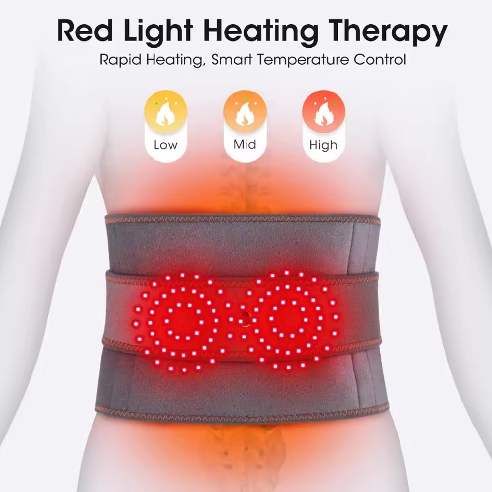 CoreRelief Cordless Heated Lumbar Massage Belt 5