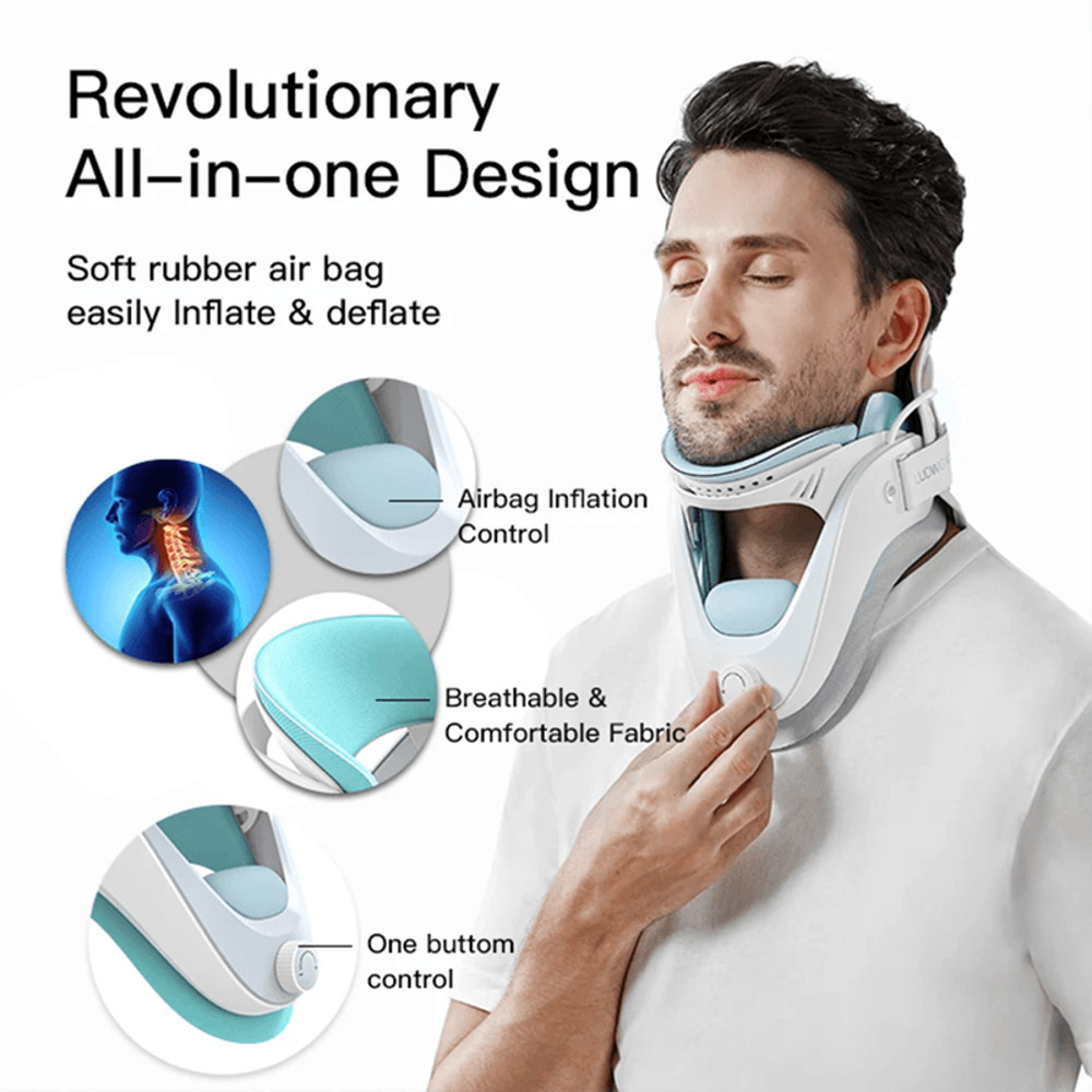 AirAlign Cervical Neck Traction Brace With Air Support 2