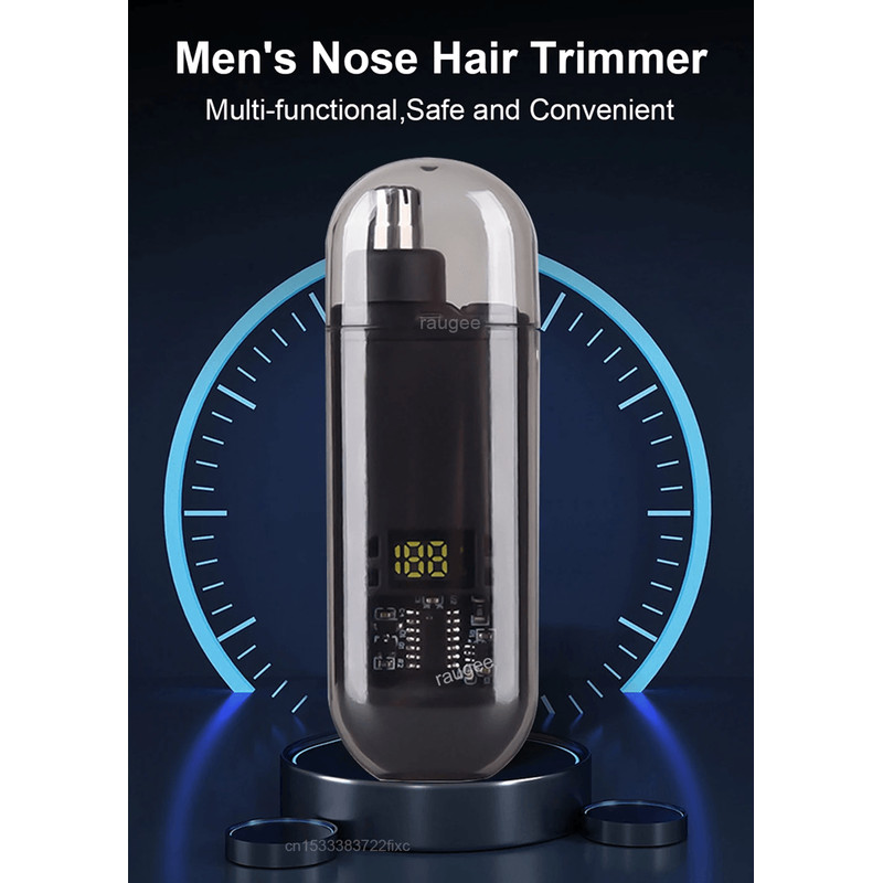PrecisionGroom USB Rechargeable Nose Ear Hair Trimmer 0
