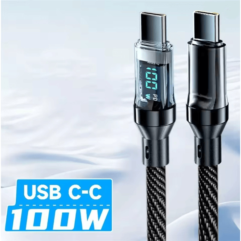 PowerFlow 120W LED Display USBC Fast Charging Cable 3