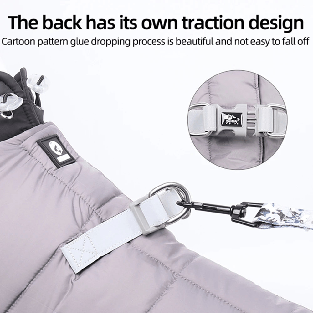 WarmPup Waterproof Winter Jacket For Small  Medium Dogs 3