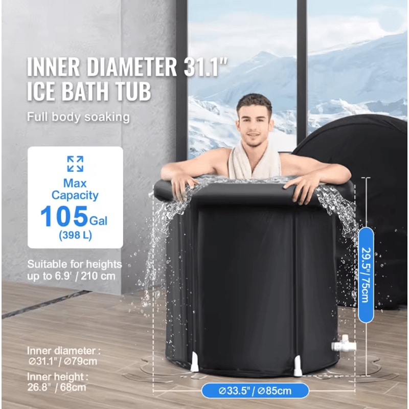 ChillPro Portable Ice Bath Tub For Athletes 1