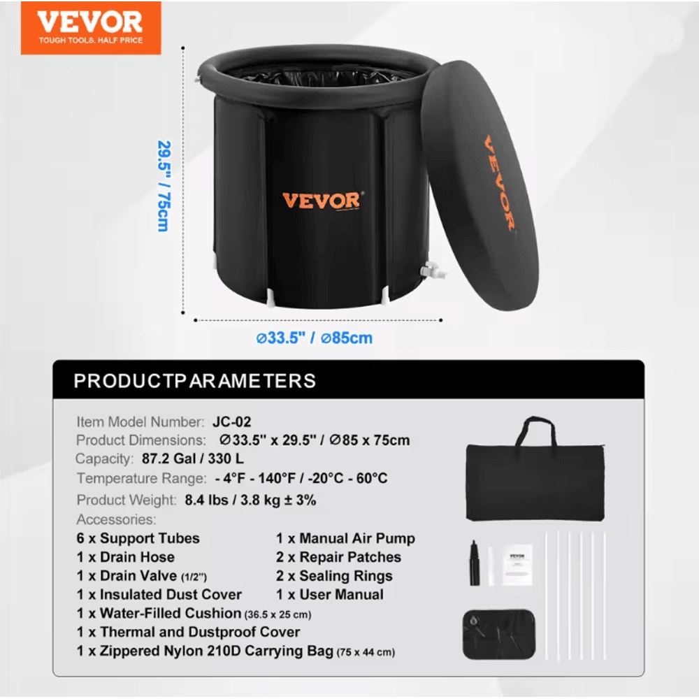 ChillPro Portable Ice Bath Tub For Athletes 5