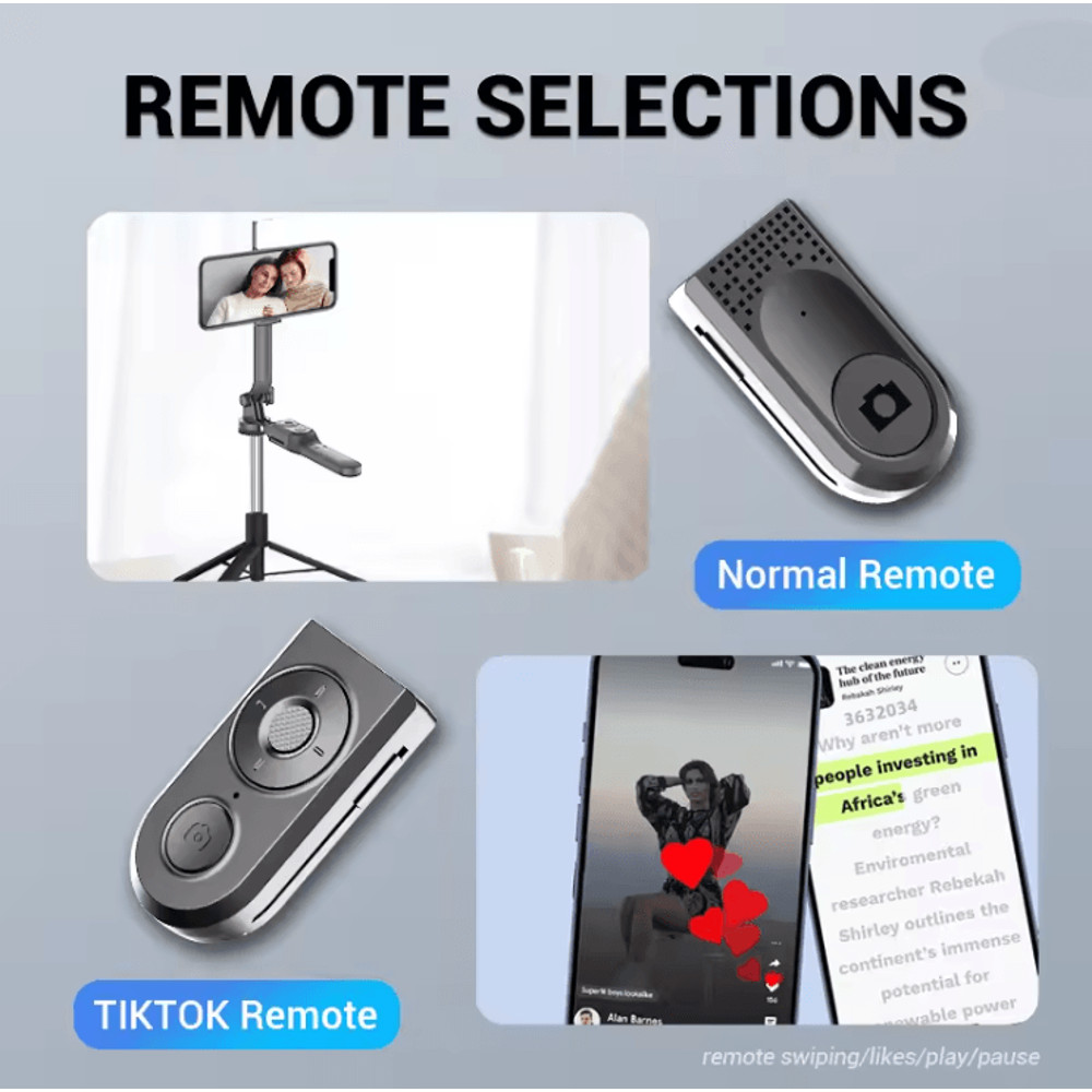 SnapMaster Pro 1750mm Wireless Selfie Stick Tripod 1