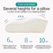 Neck Pillow Slow Rebound Memory Cotton Pillow Cervical Partition Memory Pillow For Antisnoring Neck 3