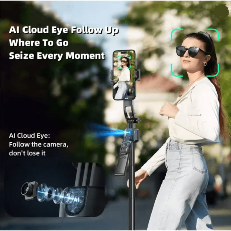 SwiftShot 5in1 Selfie Stick Gimbal Stabilizer 1