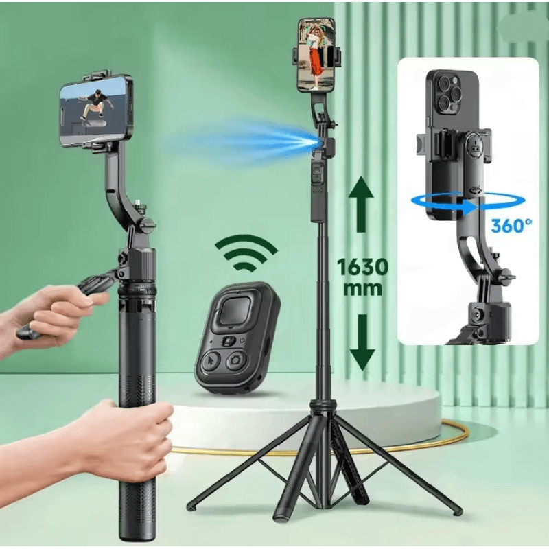 SwiftShot 5in1 Selfie Stick Gimbal Stabilizer 4