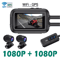 DualView 1080P Motorcycle Dash Cam With WiFi And GPS 5
