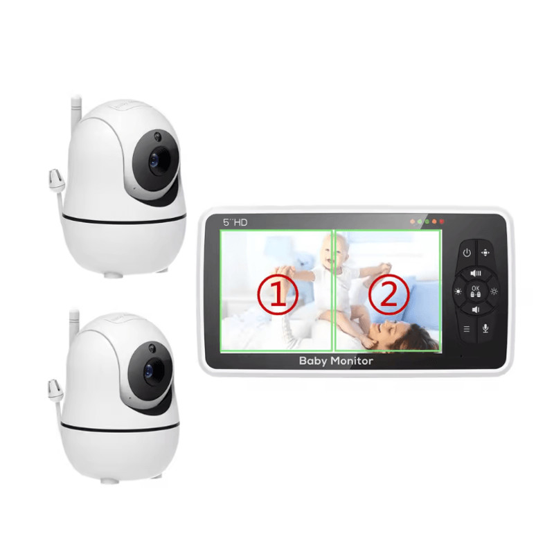 LumaGuard Dual Camera Baby Monitor With Night Vision And Two Way Audio 3
