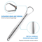 PureSteel Metal Tongue Scraper Cleaner Set 2