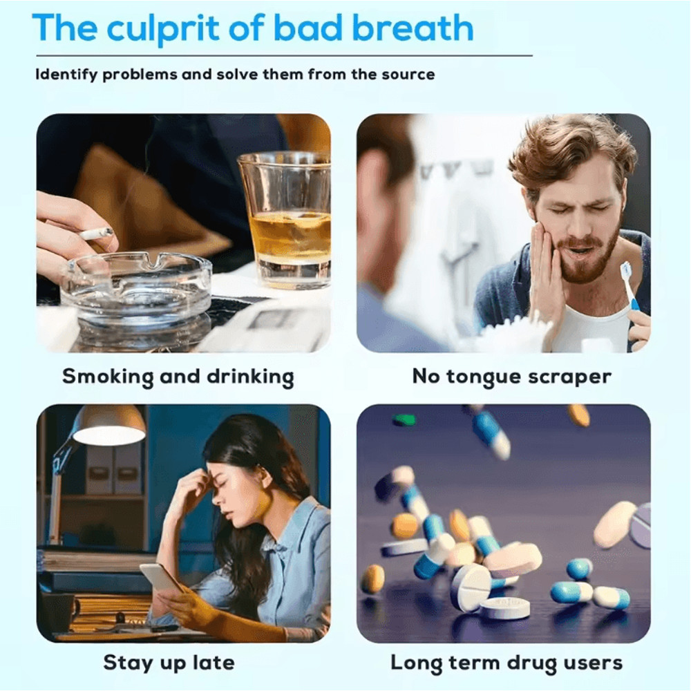 PureSteel Metal Tongue Scraper Cleaner Set 3