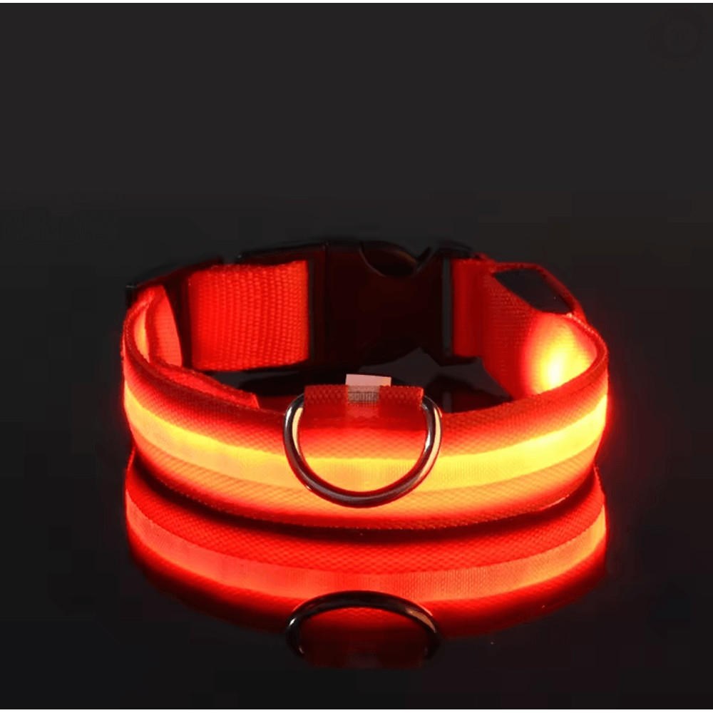 GlowGuard LED Dog Leash And Collar Set 3