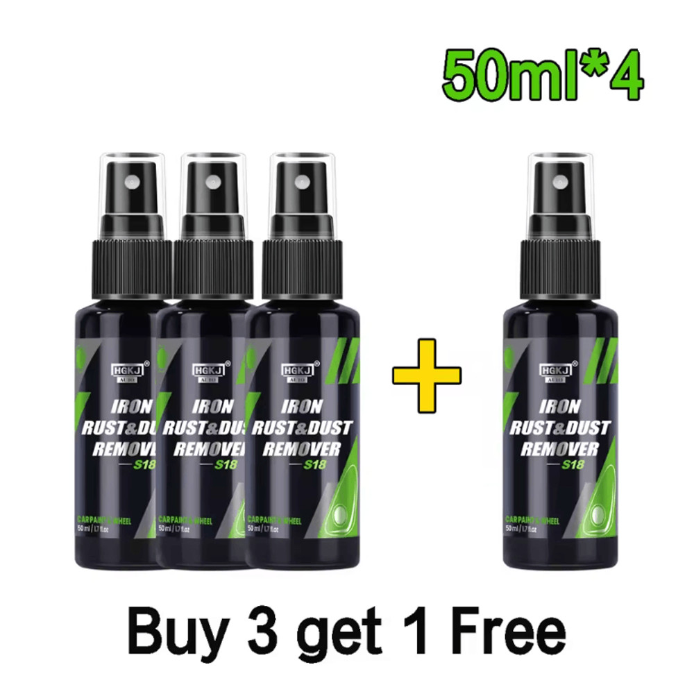 HGKJ Iron Dust Remover Spray For Car Paint And Wheels 5
