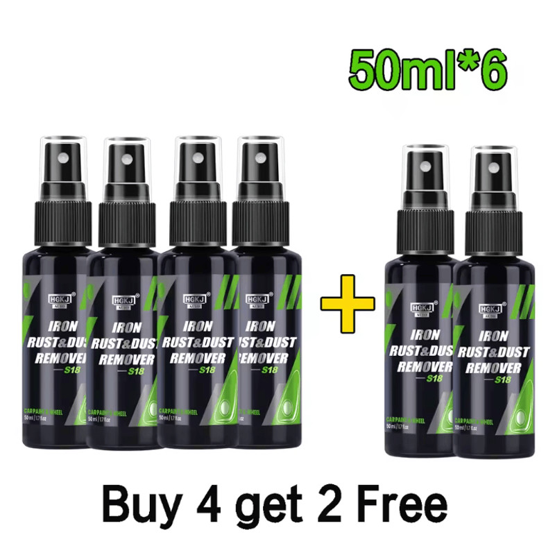 HGKJ Iron Dust Remover Spray For Car Paint And Wheels 6