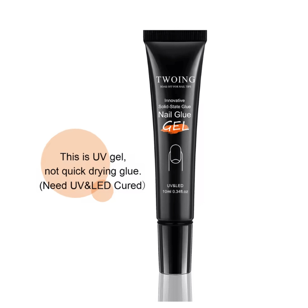 HGKJ Solid Nail Glue Gel For Press On Nails And Extensions 2