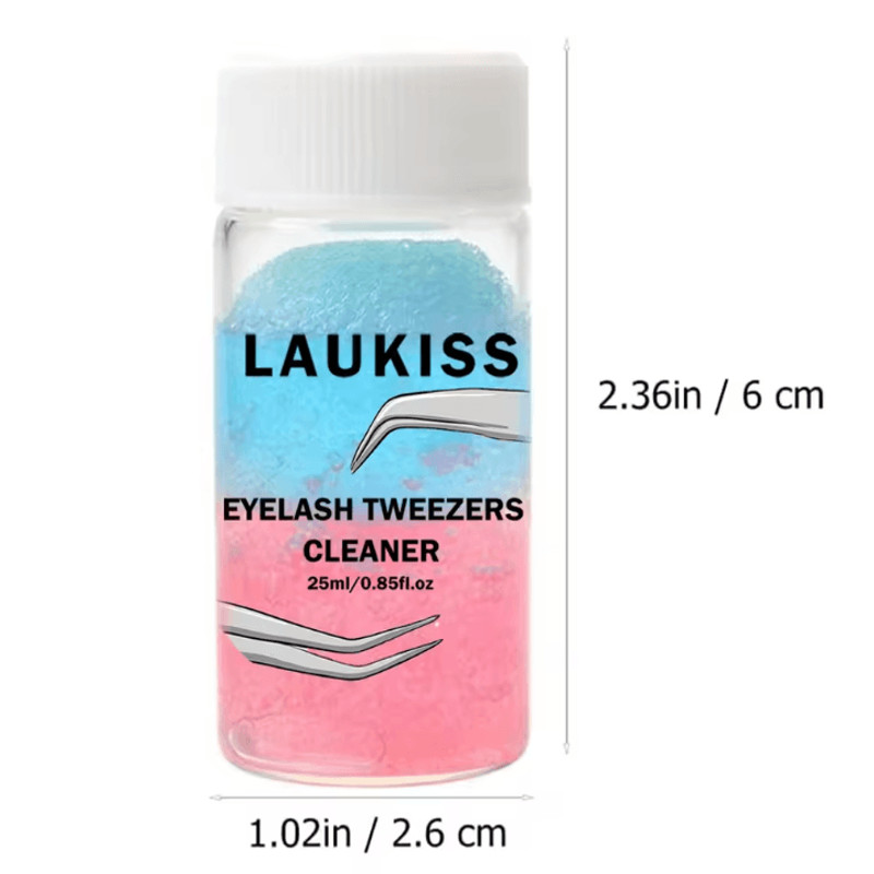 PureLash Tool Cleaner 25 Ml  Tweezers Glue Remover Liquid With Sponge Ball 1