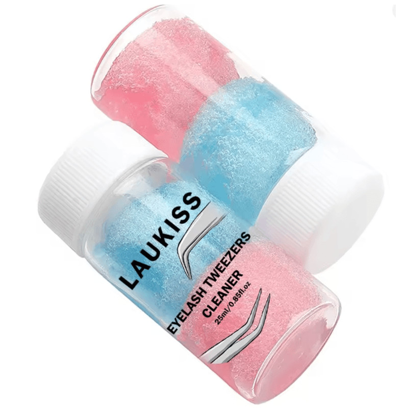 PureLash Tool Cleaner 25 Ml  Tweezers Glue Remover Liquid With Sponge Ball 2