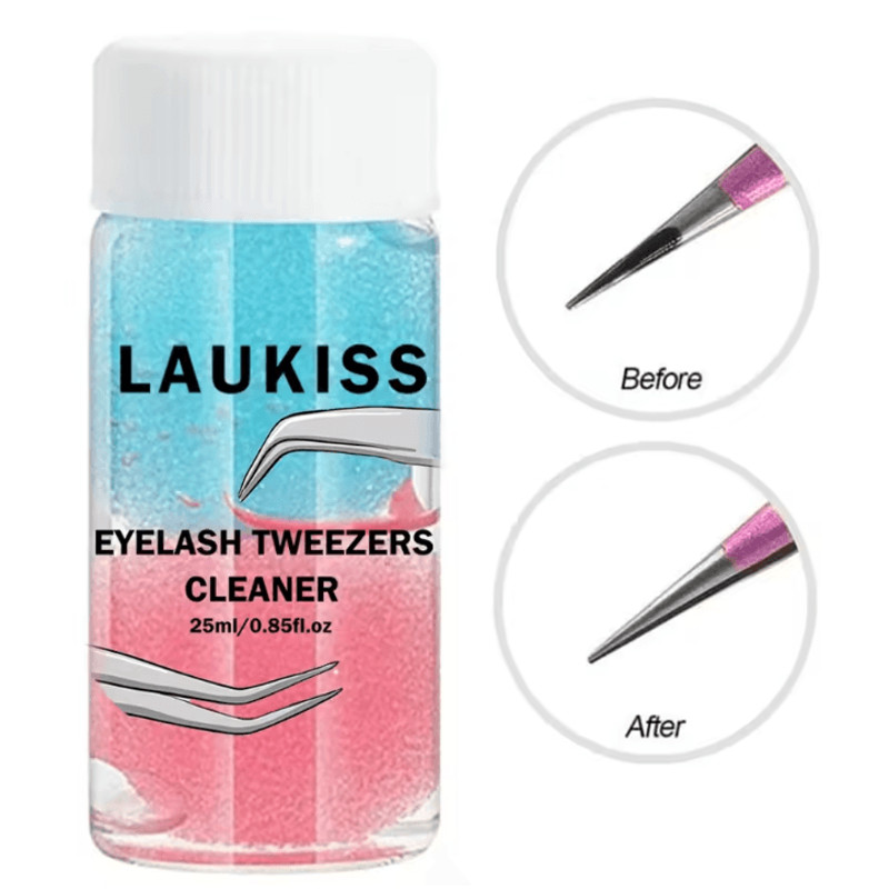 PureLash Tool Cleaner 25 Ml  Tweezers Glue Remover Liquid With Sponge Ball 3