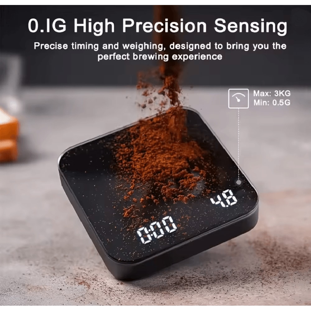 BrewMaster Precision Coffee Scale 25 Kg USB Recharge 2