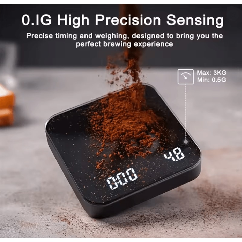 BrewMaster Precision Coffee Scale 25 Kg USB Recharge 2