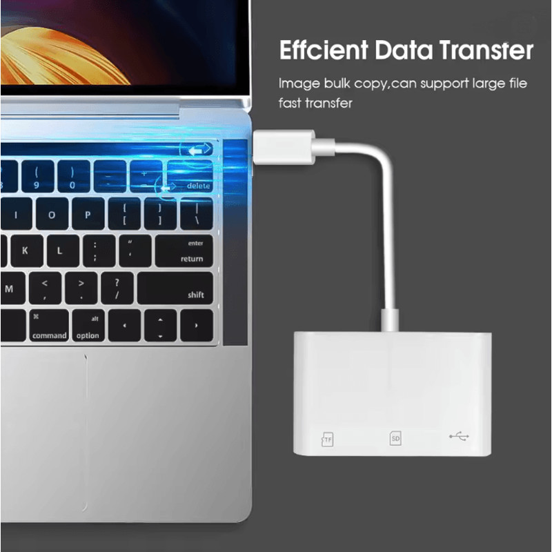 USB C High Speed OTG Card Reader Adapter 1