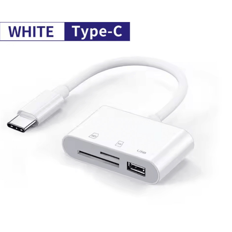 USB C High Speed OTG Card Reader Adapter 4