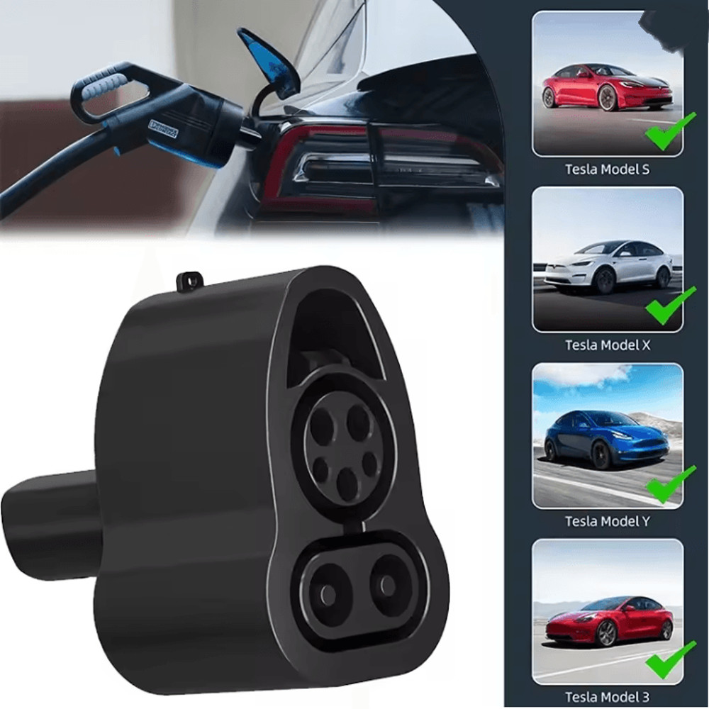 CCS1 To Tesla Fast Charging Adapter Converter For Model 3XYS 0