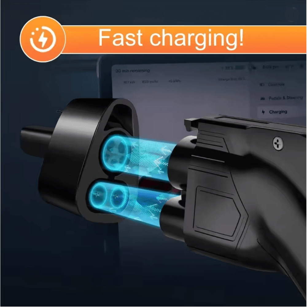 CCS1 To Tesla Fast Charging Adapter Converter For Model 3XYS 1