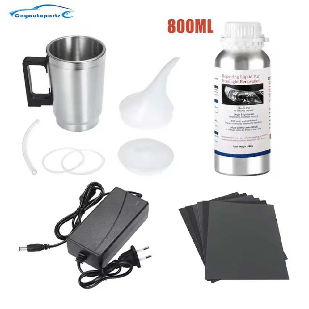 ClarityRestore Car Headlight Restoration Kit 800 ML 5
