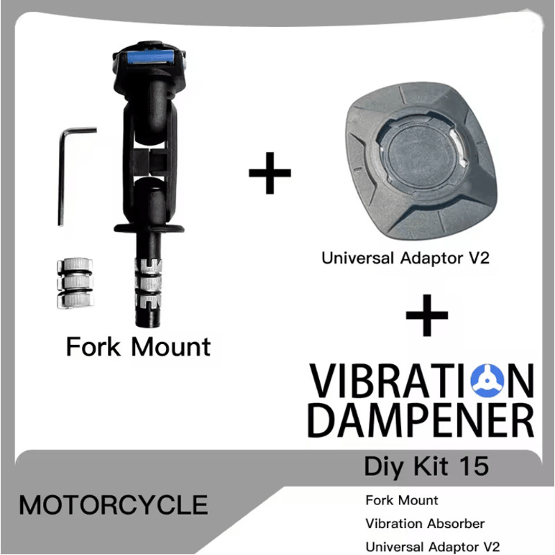 RiderMount PRO Fork Stem Phone Holder For Motorcycles 4