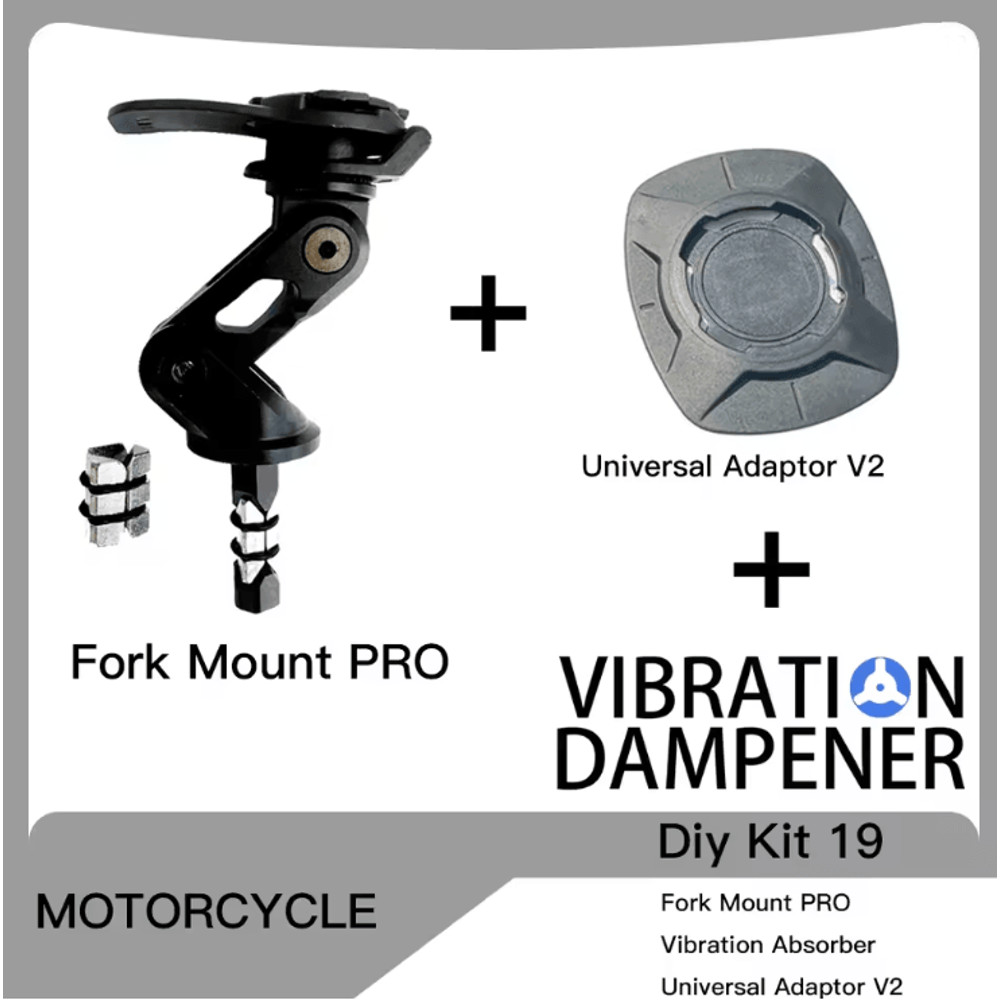 RiderMount PRO Fork Stem Phone Holder For Motorcycles 5