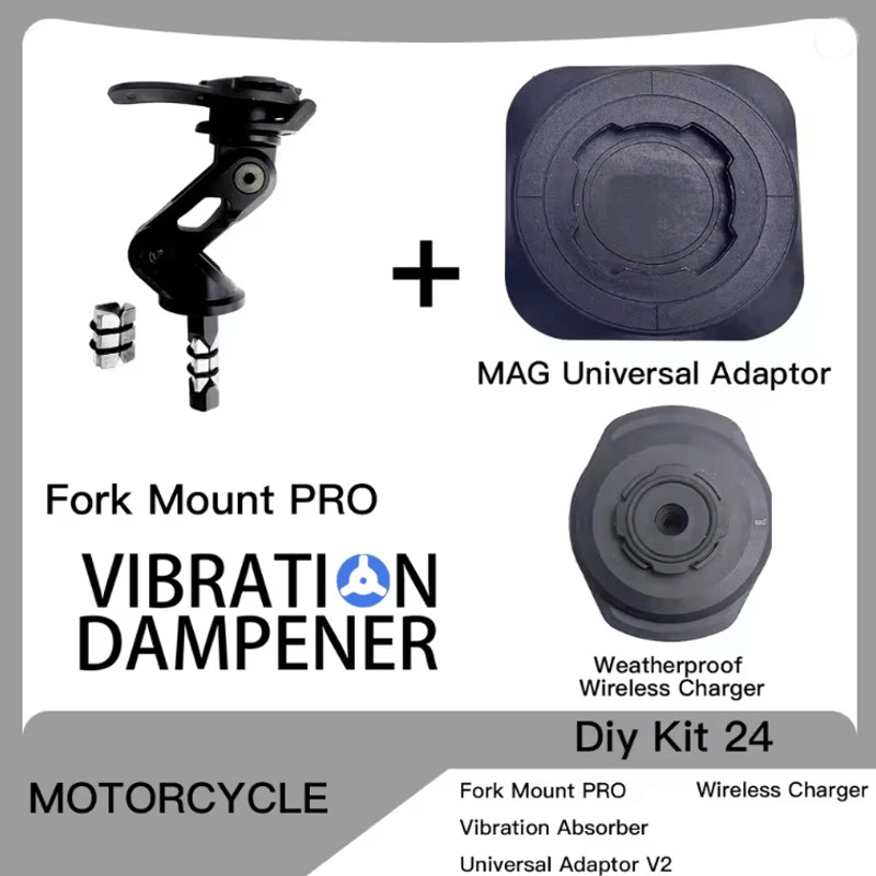 RiderMount PRO Fork Stem Phone Holder For Motorcycles 7