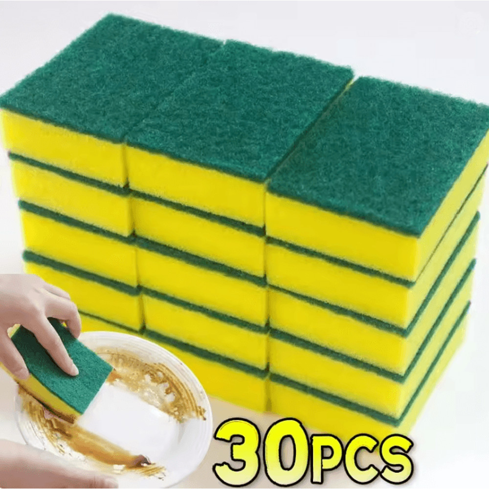 CleanEase Multi Purpose Dishwashing Sponge Set For Kitchen And Home Use 9