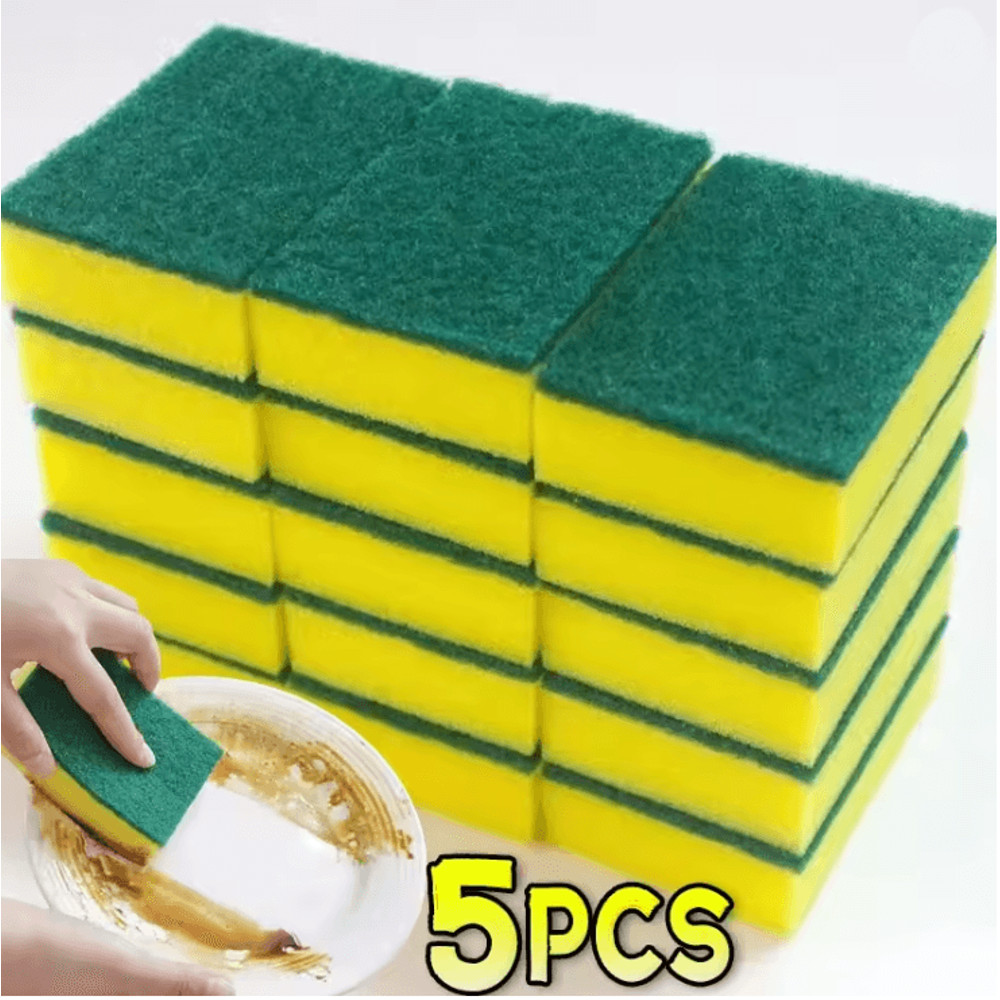 CleanEase Multi Purpose Dishwashing Sponge Set For Kitchen And Home Use 6