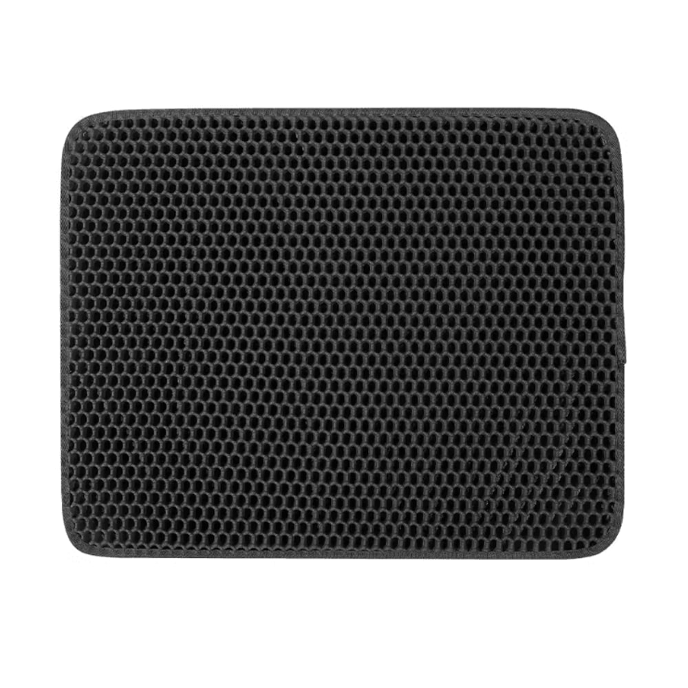 CleanPaw Double Layer Cat Litter Mat With Waterproof Honeycomb Design 6