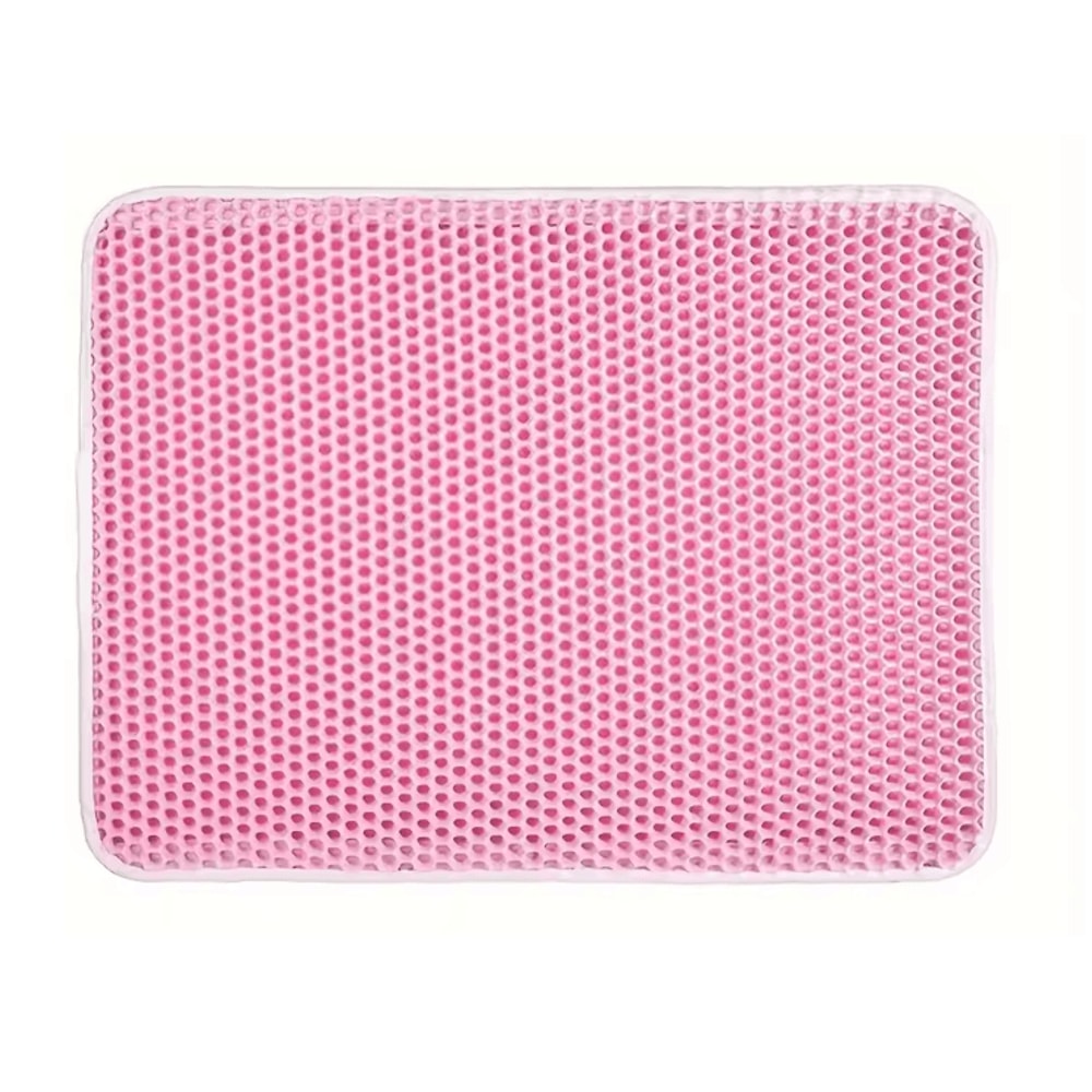 CleanPaw Double Layer Cat Litter Mat With Waterproof Honeycomb Design 7