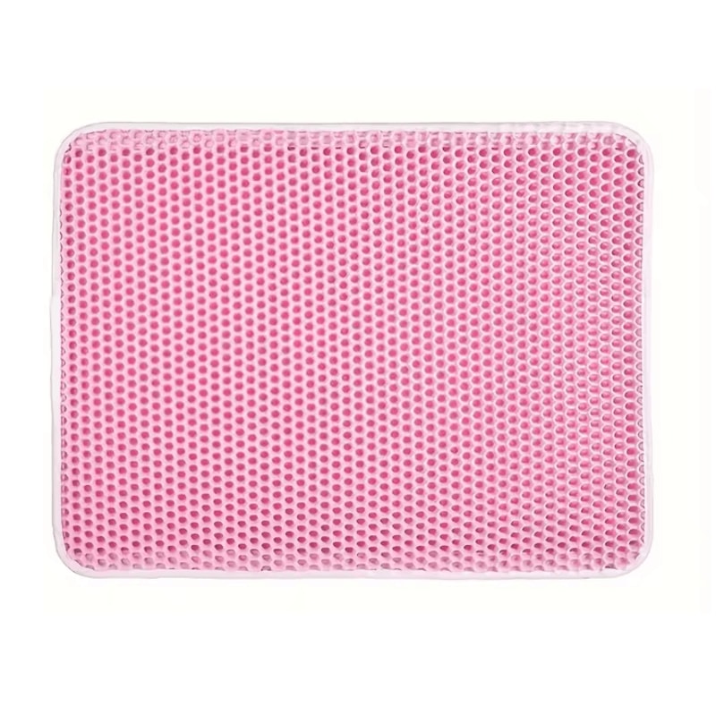 CleanPaw Double Layer Cat Litter Mat With Waterproof Honeycomb Design 7
