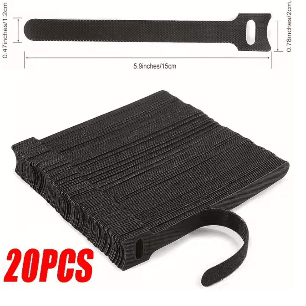 FlexTie Reusable Nylon Cable Organizer Straps For Wire And Cord Management 5